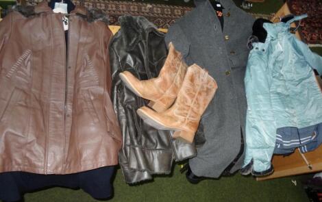 Various modern ladies clothing