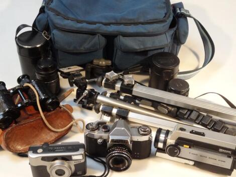 A quantity of camera equipment