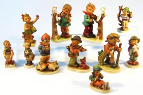 Various Goebel Hummel figures