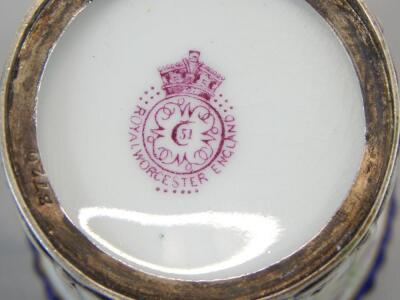 An Edwardian Royal Worcester porcelain coffee service - 5