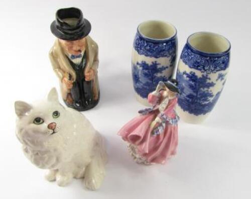 A Beswick cat