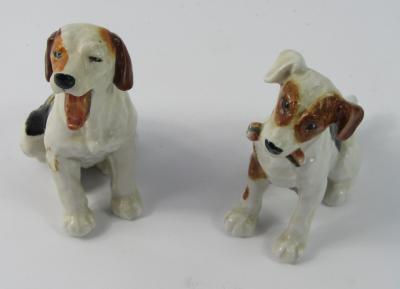 Two Royal Doulton figures of terriers