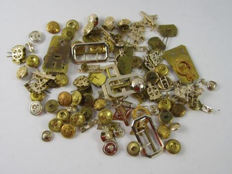 Military brass buttons