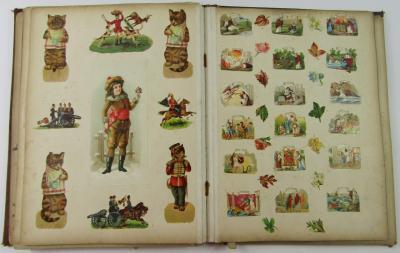 A Victorian scrap album