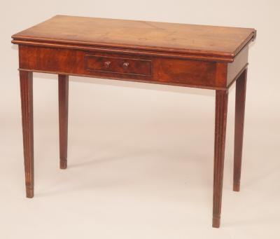 A George III mahogany tea table