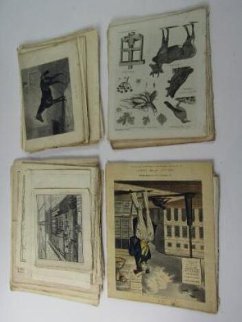 A collection of antiquarian engraved book plates