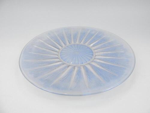 A Lalique plate