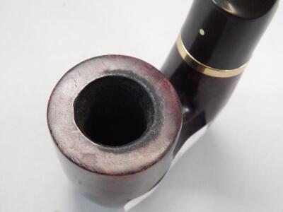 A Dunhill black briar pipe - 2