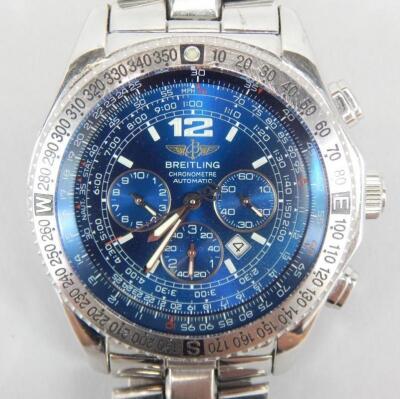 A Breitling B2 automatic Chronograph stainless steel gentleman's wristwatch - 2