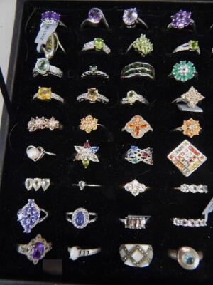 A large quantity of dress rings - 2