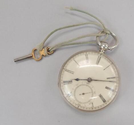 An Edward Heanor 19thC silver pocket watch