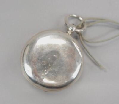 An Edward Heanor 19thC silver pocket watch - 2