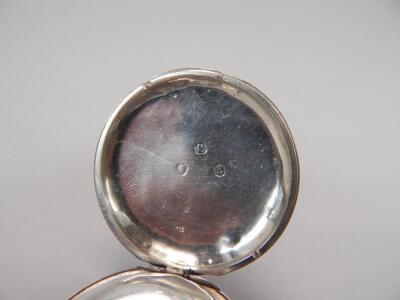 An Edward Heanor 19thC silver pocket watch - 3