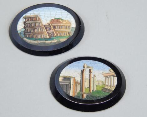 *Two pietra dura plaques