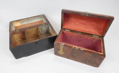 Two 19thC tea caddies - 2