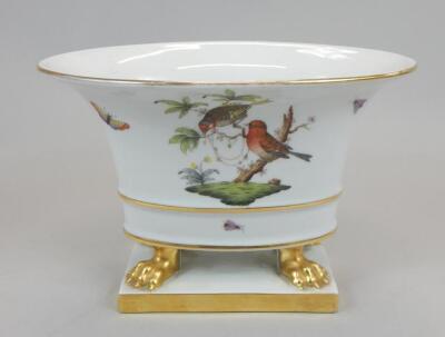 A Herend porcelain oval jardiniere