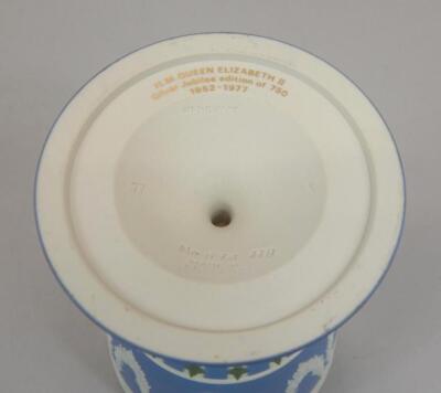 A commemorative three colour Wedgwood Jasperware chalice - 3