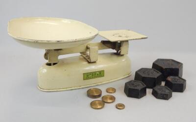 *A set of enamelled scales