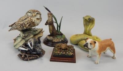 Various composition and other models of animals