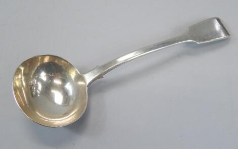 A Victorian Fiddle pattern ladle