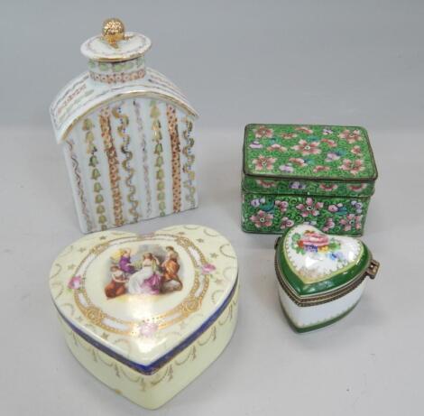 Various items of Limoges