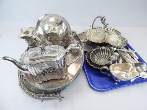 A large quantity of silver plate