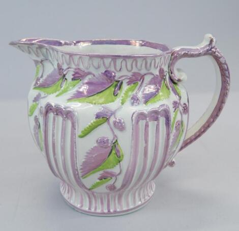 A 19thC pearlware jug