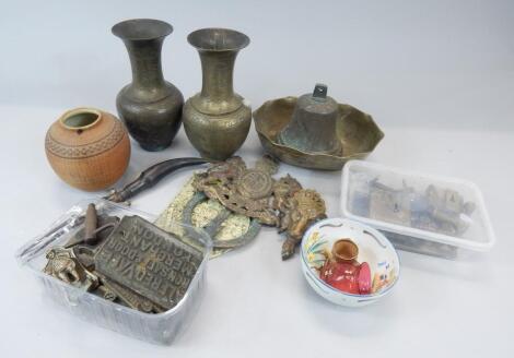 Miscellaneous metalware etc