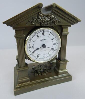 A modern Aynsley composition mantel timepiece