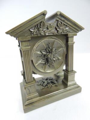 A modern Aynsley composition mantel timepiece - 2