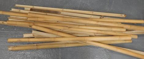 A large quantity of split cane