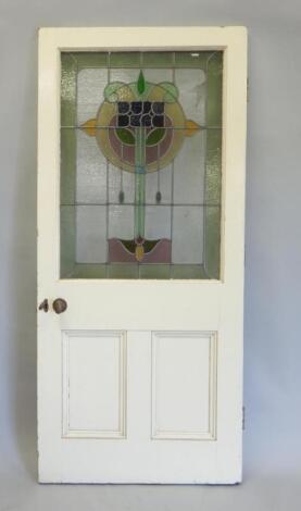 An Edwardian painted door