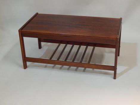 A Danish teak Retro style coffee table