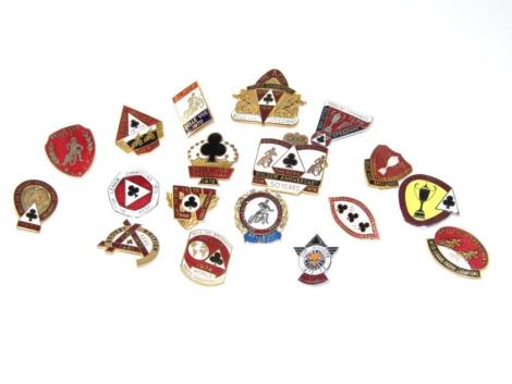 Vintage Speedway enamel badges Belle Vue Aces