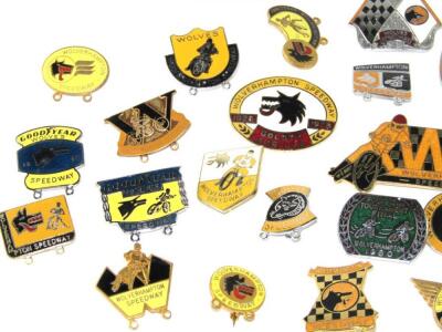 Vintage Speedway enamel badges Wolverhampton Wolves - 2