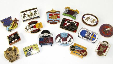 Vintage Speedway enamel badges World Championships