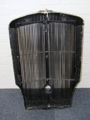 A steel car or bus radiator grill - 3