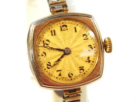 An early 20thC cocktail watch