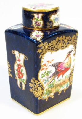 A 19thC porcelain tea canister - 2