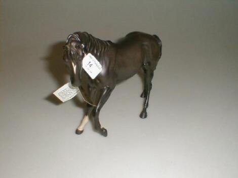 A Beswick equestrian figure 'Black Beauty'