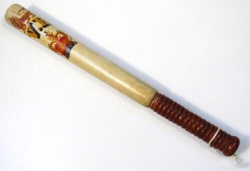 A Victorian wooden officer's truncheon