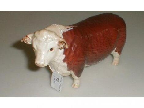 A Beswick Hereford Bull