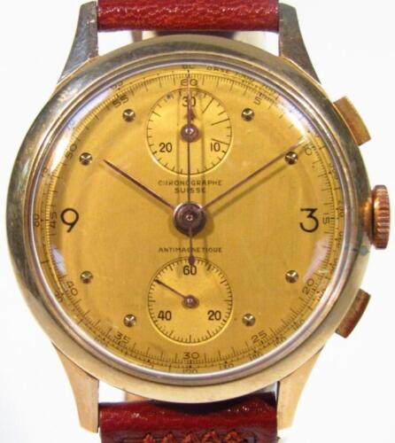 A gentleman's Antimanetique Swiss chronograph