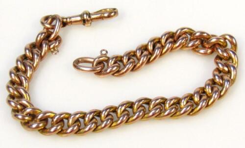 An heavy link bracelet