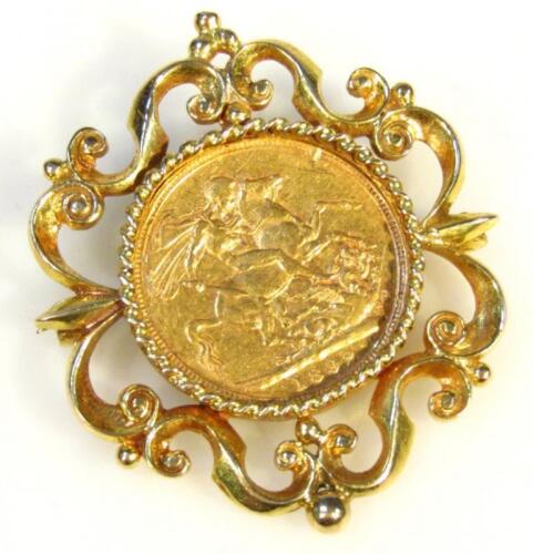 A Victorian gold sovereign