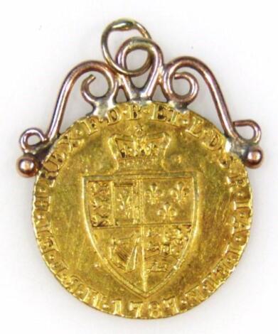 A George III gold half guinea