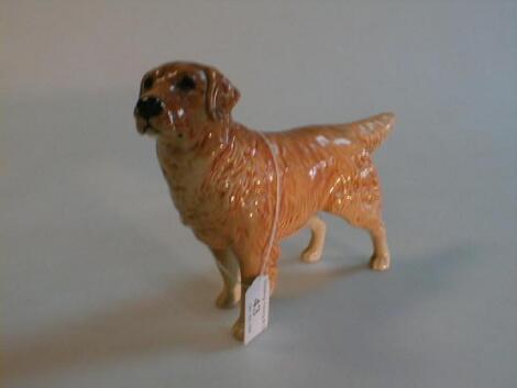 A Beswick figure No. 2287 Golden Retriever "Cabus Cadet"