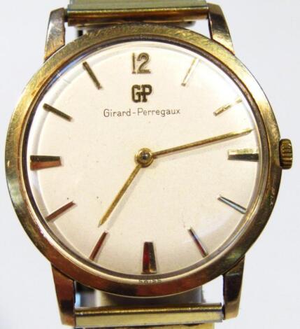 A 20thC Girard-Perregaux gentleman's wristwatch