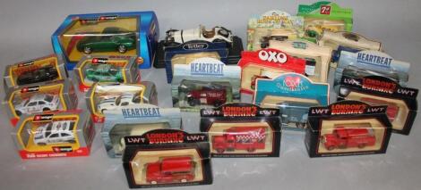 Various boxed die-cast vehicles