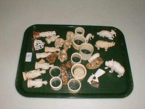 Antique ivory figures